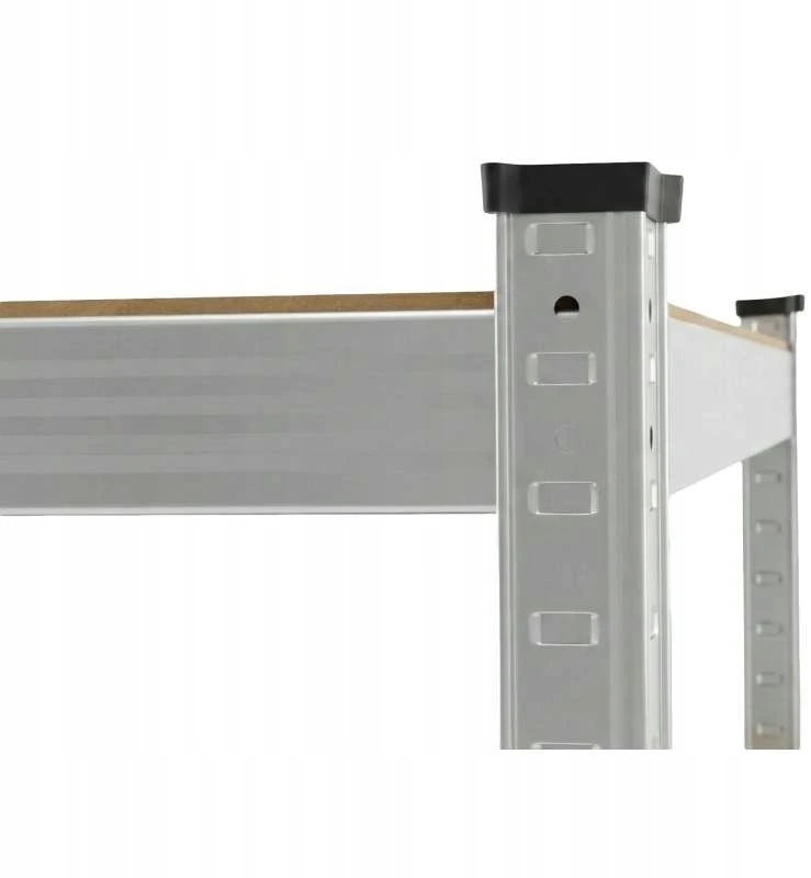 Regał Lentyna Kampinė metalinė presuojama lentyna, 5 vnt., 180x90x90x40x, 175 kg, cinkuota