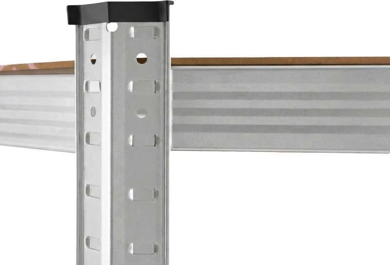 Regał Lentyna Lentyna su gofruotu stalviršiu, 5 lentynos, 180 × 100 × 60 × 30, 175 kg, ocy