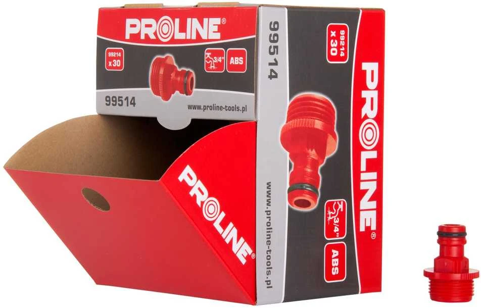 Proline Przyłącze 3/4" išorinio sriegio jungtis, 30 vnt., prolinas