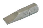 Końcówka 1/4 colio plokščias antgalis 6,5 * 1,2 mm, ilgis 25 mm, 10 vnt. prolino [p]