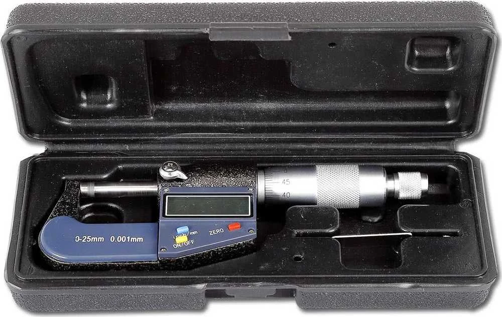 Elektroninis mikrometras 0-25 mm, tikslumas 0,001 mm, CE