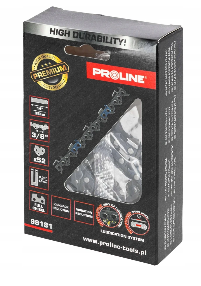 Łańcuch Grandininio pjūklo grandinė 14", 3/8", 1,3 mm, 52e, prolinas