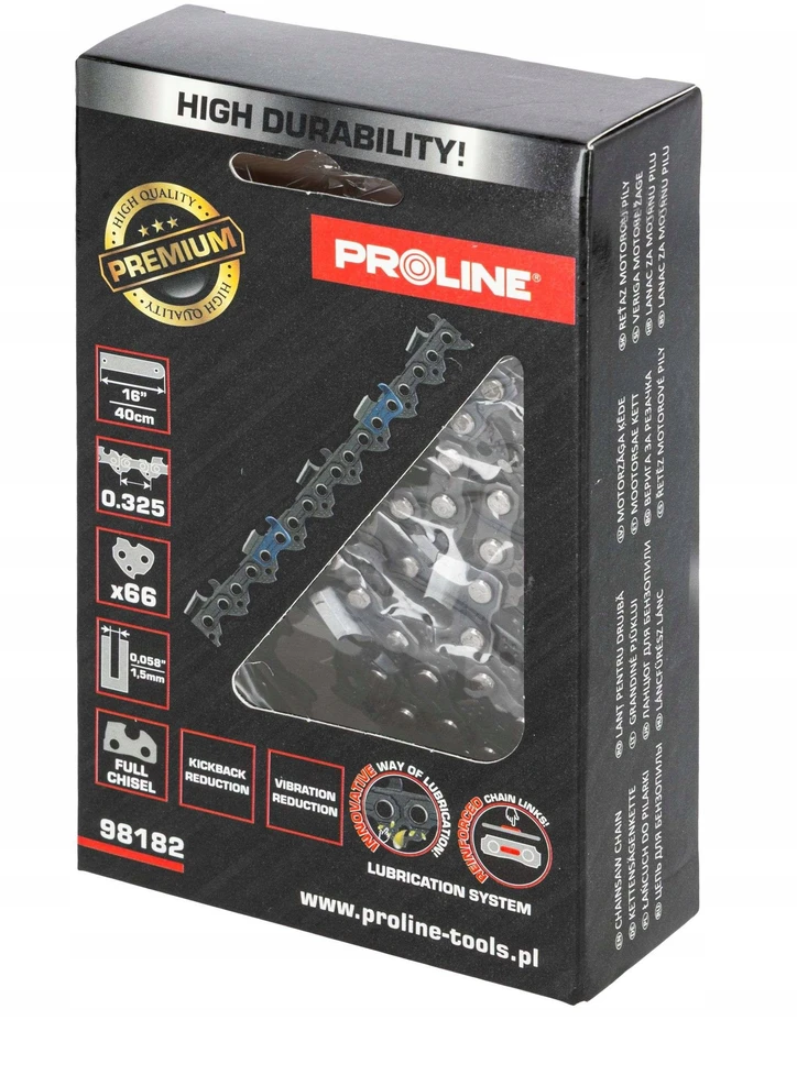 Łańcuch Grandininio pjūklo grandinė 16", 0,325", 1,5 mm, 66e, prolinas