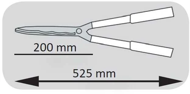 Nożyce Gyvatvorių žirklės 200/540 mm proline