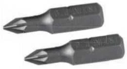 Końcówka 1/4" pz1 antgalis, ilgis 25 mm, 2 vnt., s2, blisterinėje pakuotėje, proline