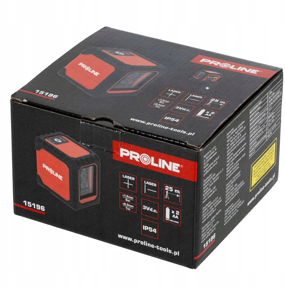 Pro-Line lazerinis Kryžminis lazeris, 2 lazeriai, 2 linijos, CE, Proline