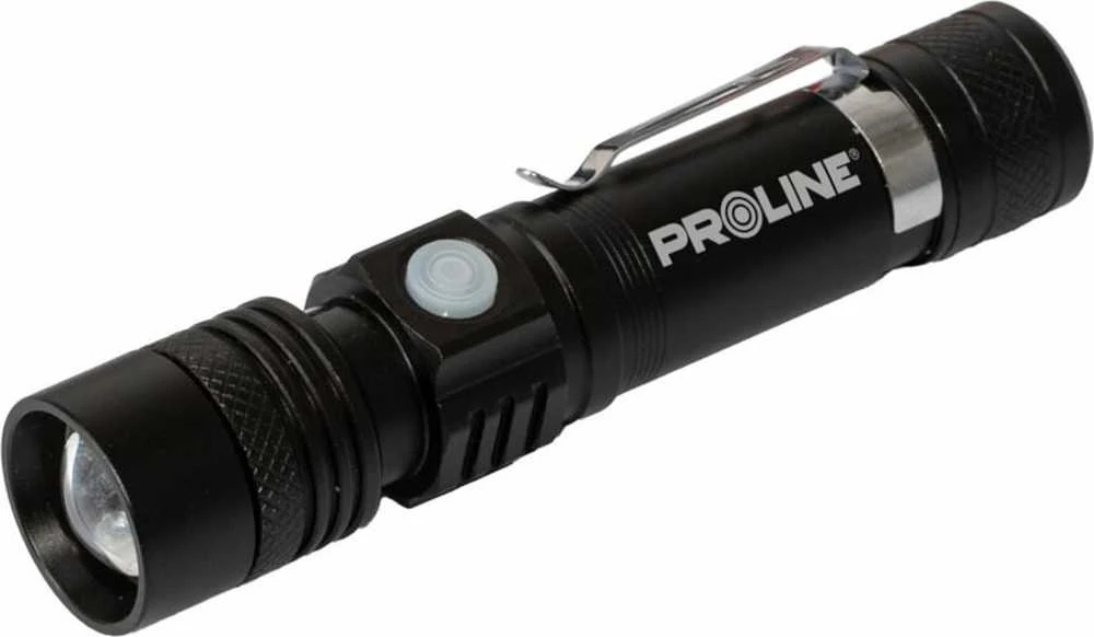 Latarka, Žibintuvėlis, Aliumininis žibintuvėlis, USB-C, 260 lm, priartinimas, 3 apšvietimo režimai, proline
