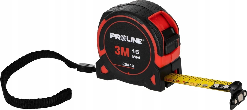 Miara Matavimo juosta 3 m / 16 mm magnetinė nailono su prolino sandarikliu
