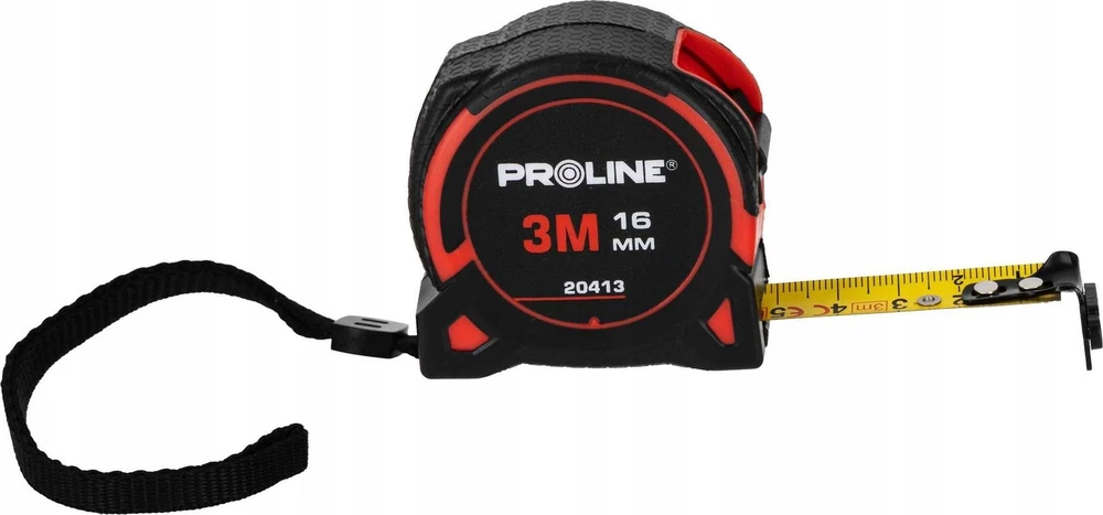 Miara Matavimo juosta 3 m / 16 mm magnetinė nailono su prolino sandarikliu