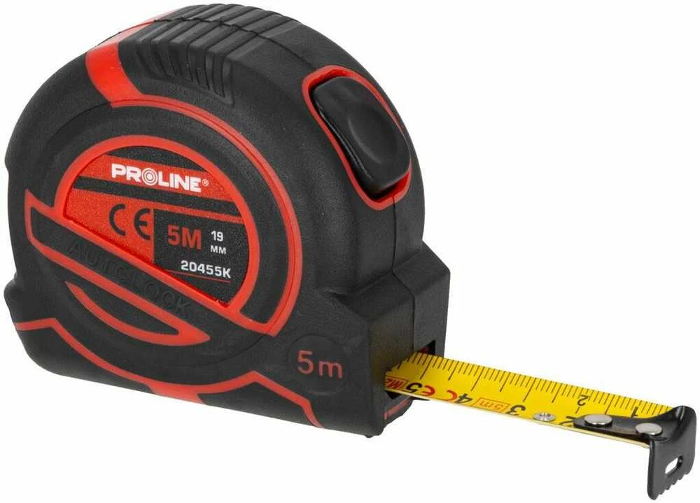 Miara Ergonomiška 5m ilgio matavimo juosta su automatinio sustabdymo funkcija