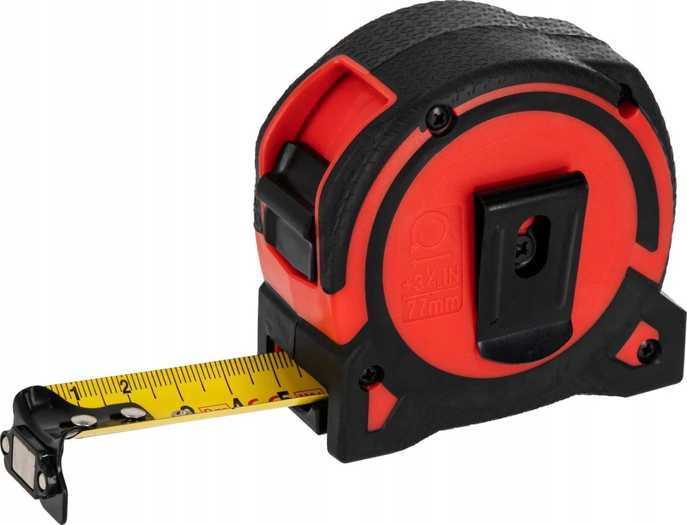 Miara Riedanti matavimo juosta 8 m / 25 mm magnetinė nailono su prolino sandarikliu