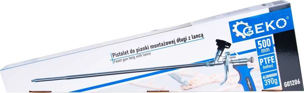 Pro-Line montažinių putų pistoletas długi su lancą 50cm