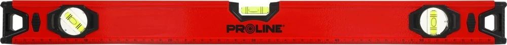 Poziomnica, Standartinis gulsčiukas, tripusis, frezuotas, 1 mm/1 m, 150 cm, proline