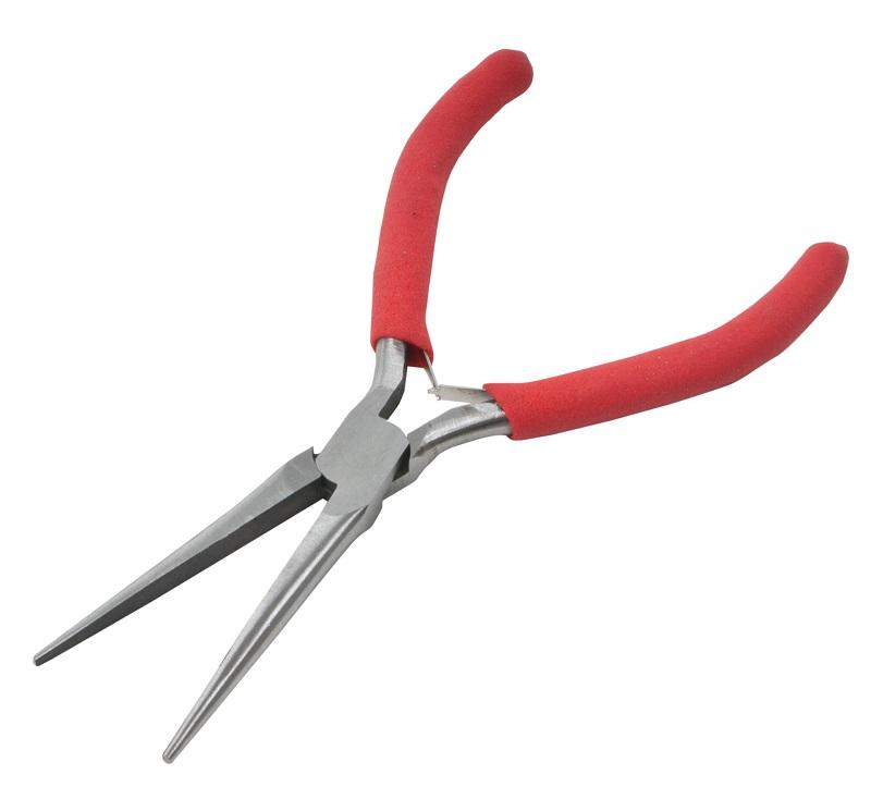 Szczypce 120 mm profesionalios replės su mikronogais, PVC prolinas