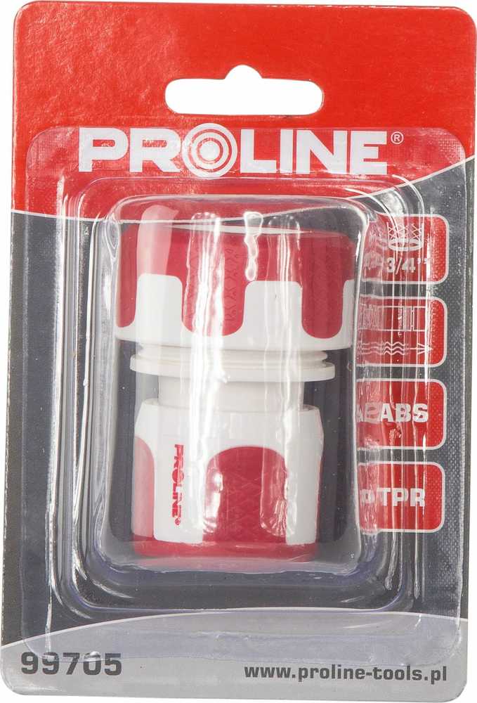 Szybkozłącze 3/4 colio aukščiausios kokybės blisterinės formos greito prijungimo jungtis. „Proline“