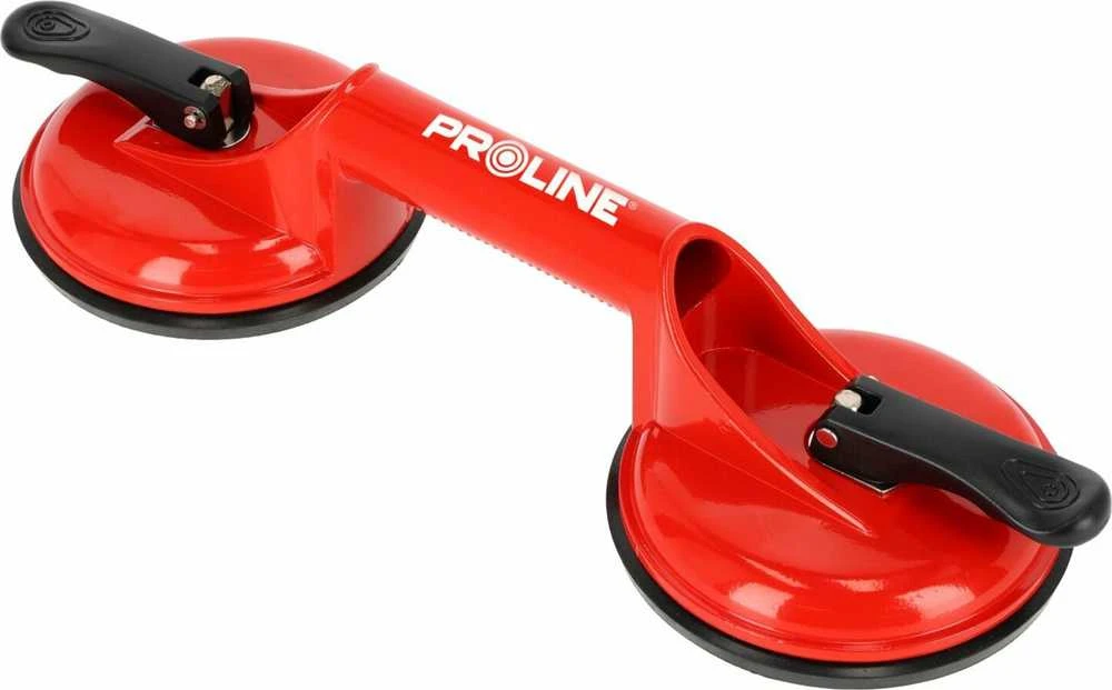 Uchwyt Laikiklis Siurbimo puodelio laikiklis langams, aliuminis, 2x118mm, maks. 80kg, proline