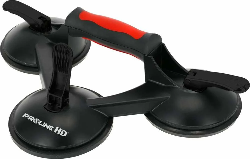 Uchwyt Laikiklis Siurbimo puodelio laikiklis langams, aliuminis, 3x123mm, maks. 180kg, proline hd