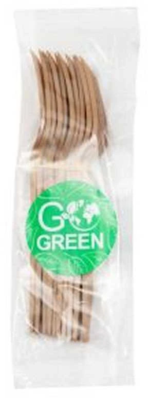 Gogreen Daugkartinio naudojimo šakutės „Go Žalias“ „Go Žalias“, 10 vnt.