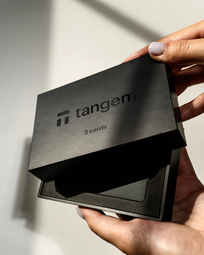 „Tangem“ piniginė – 3 kortelių rinkinys