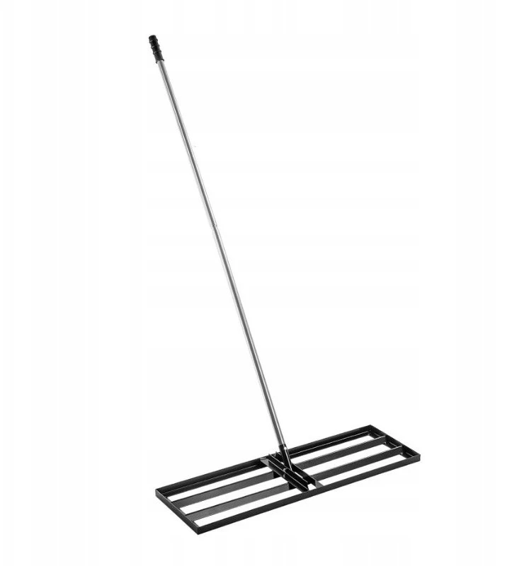 PRO Niwelator Rankinis reljefo lygintuvas 90x30cm, metalinis velenas, sulankstomas 167cm