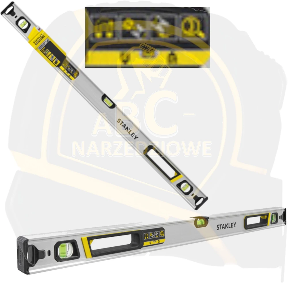 Stanley Poziomnica, „Magn.fmax xtreme“ dėžinės sijos gulsčiukas, 90 cm, 3 svarai, 2 rankenos, 0,5 mm/m