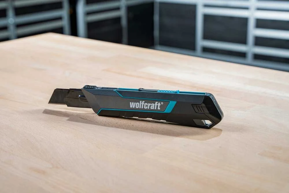 Peilis keičiamais ašmenimis Wolfcraft 4290000; 18 mm