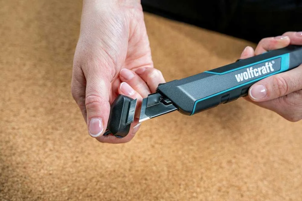 Peilis keičiamais ašmenimis Wolfcraft 4290000; 18 mm