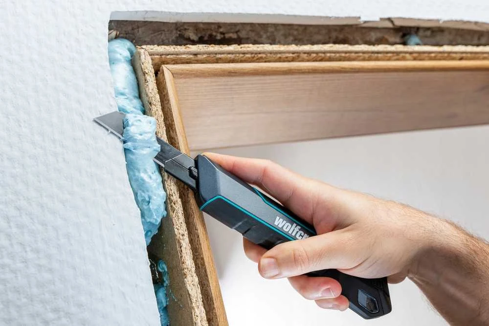 Peilis keičiamais ašmenimis Wolfcraft 4290000; 18 mm
