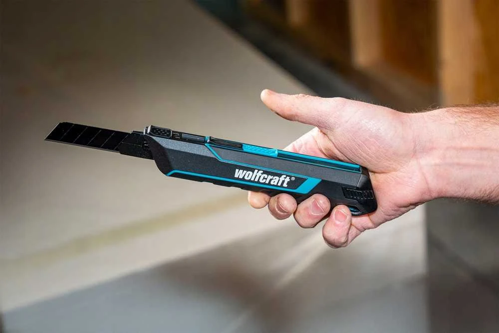 Peilis keičiamais ašmenimis Wolfcraft 4290000; 18 mm