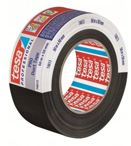 Taśma Audinio juosta TESA STANDART (juoda) 25m x 50mm 74613-0000-00