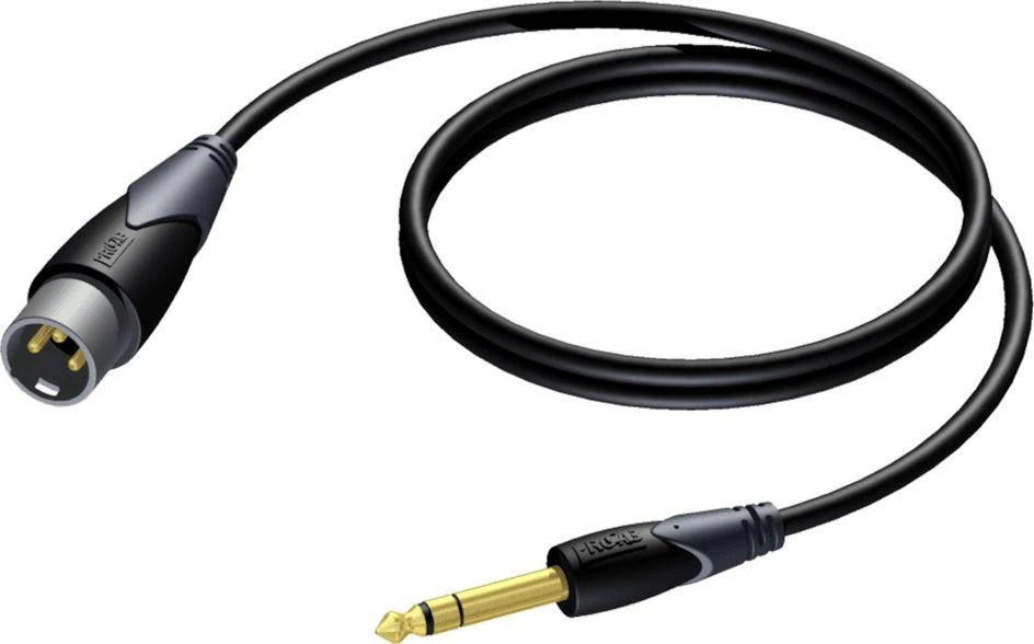 Audio laidas Procab CLA724/3, XLR/6.3mm, 3 m