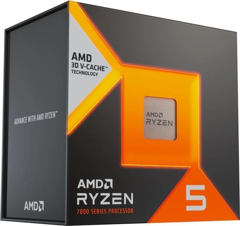 AMD Ryzen 5 7500X3D procesorius 4 GHz 96 MB L3 dėžutė