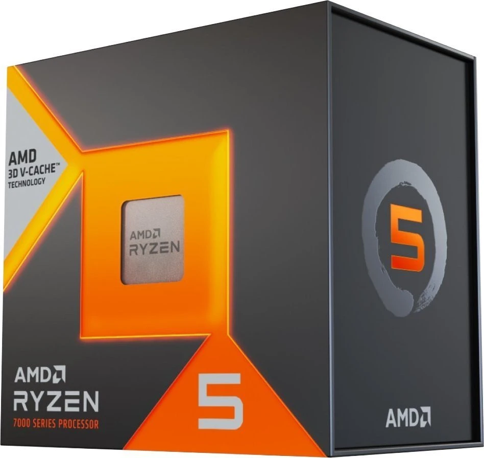 AMD Ryzen 5 7500X3D procesorius 4 GHz 96 MB L3 dėžutė