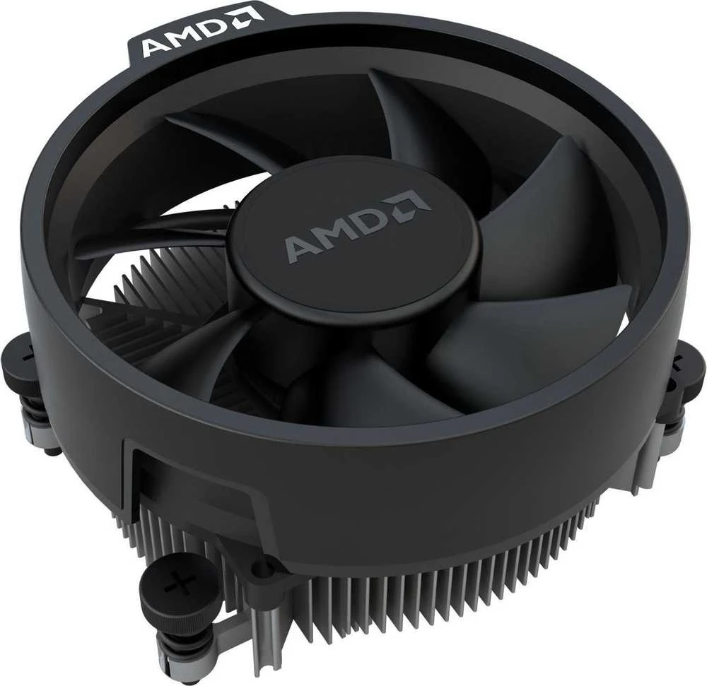 Procesorius AMD Ryzen 5 9600 (Zen 5) 6C/12T 5.2GHz AM5 su Wraith Stealth aušintuvu