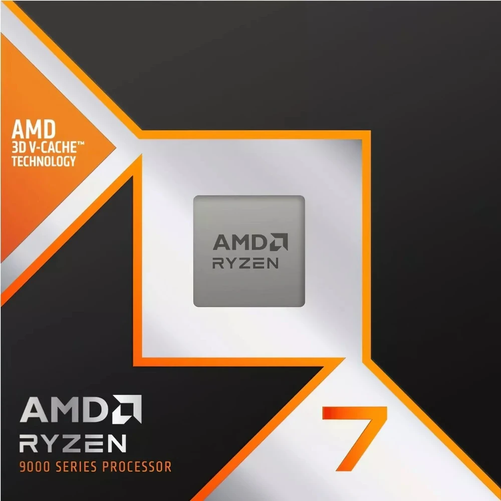 Procesorius AMD CPU stalinis Ryzen 7 8C/16T 9850X3D (5.6GHz, 104MB, 120W, AM5 dėžutė su Radeon grafika