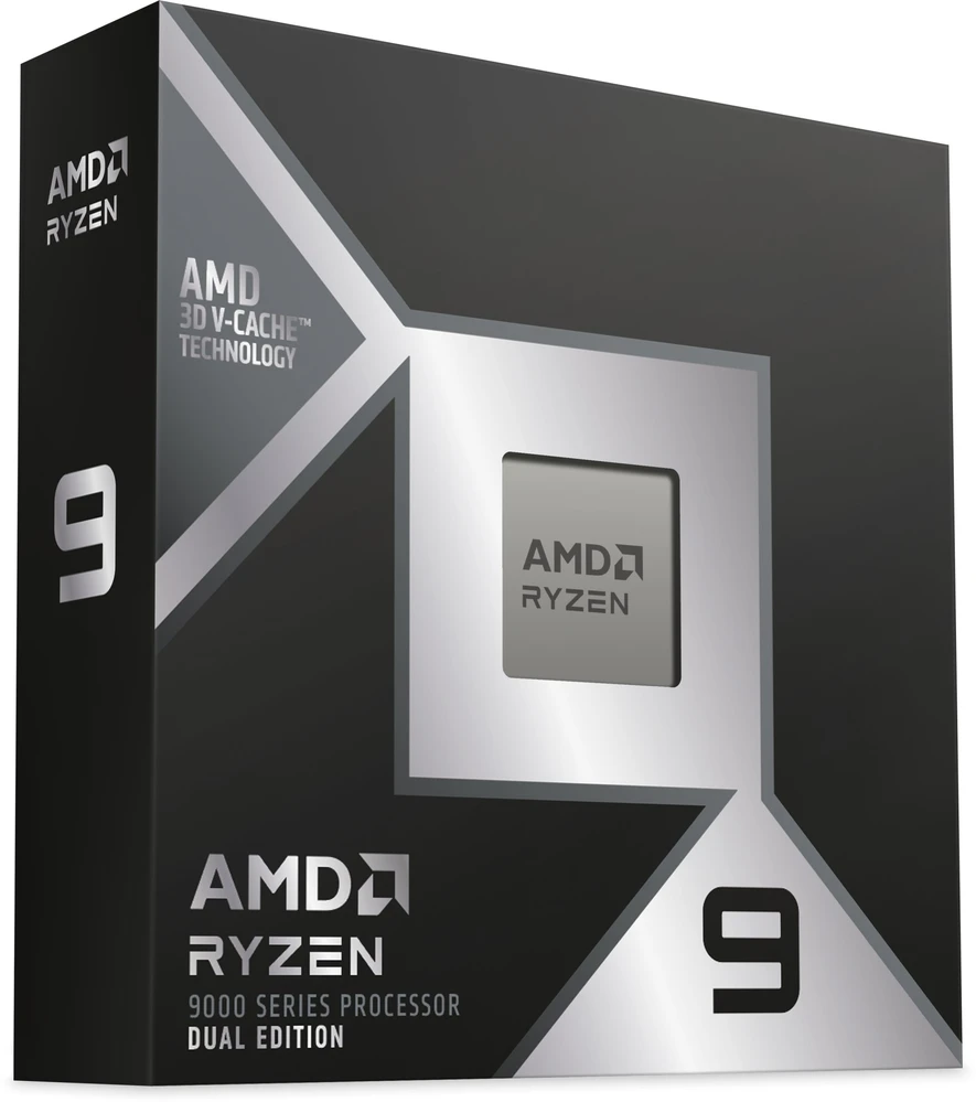 AMD Ryzen 9 9950X3D2 CPU, 16 branduolių, 5,6 GHz, Socket AM5 (Granite Ridge) – dėžutėje, be aušintuvo
