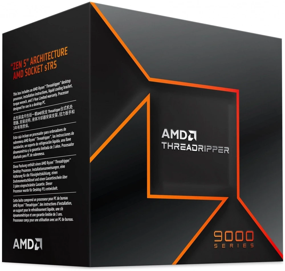 AMD Ryzen Threadripper 9970X procesorius 4 GHz 128 MB L3 dėžutė