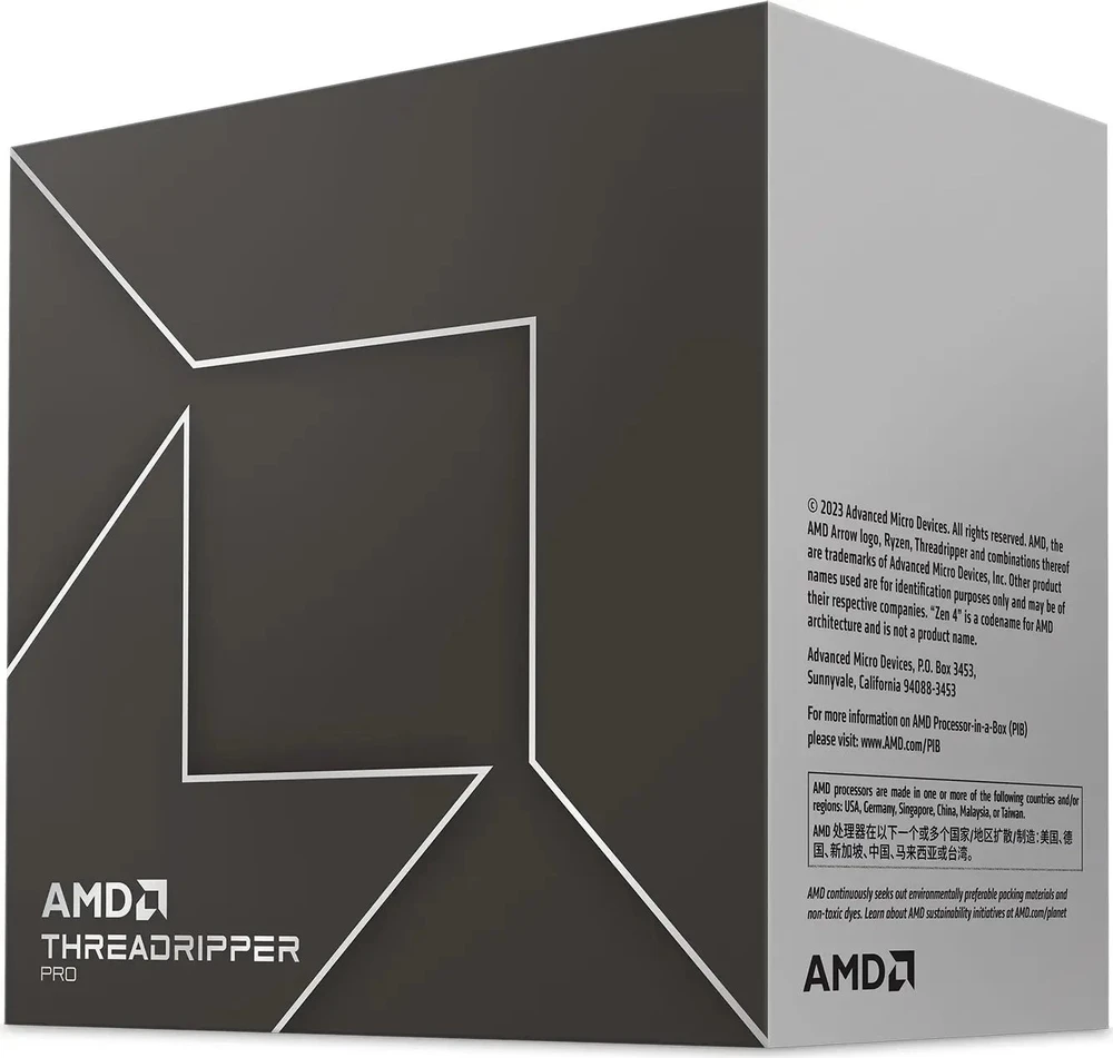 AMD Threadripper PRO 7955WX procesorius (16C/32T) 4,5 GHz (5,3 GHz Turbo) Socket sTR5 TDP 350 W