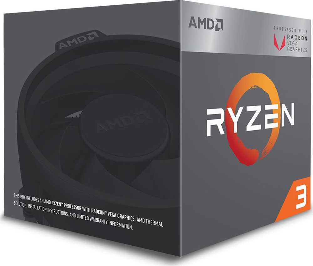 Procesorius AMD Ryzen 3 3200G, 3.6 GHz, AM4