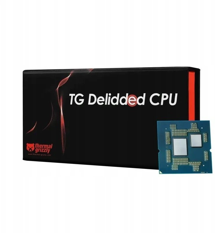 Procesorius Thermal Grizzly Delidded CPU AMD 9800X3D, 8 Kerne, 5,2 GHz, Sockel AM5 (Granite Ridge) - boxed, delidded