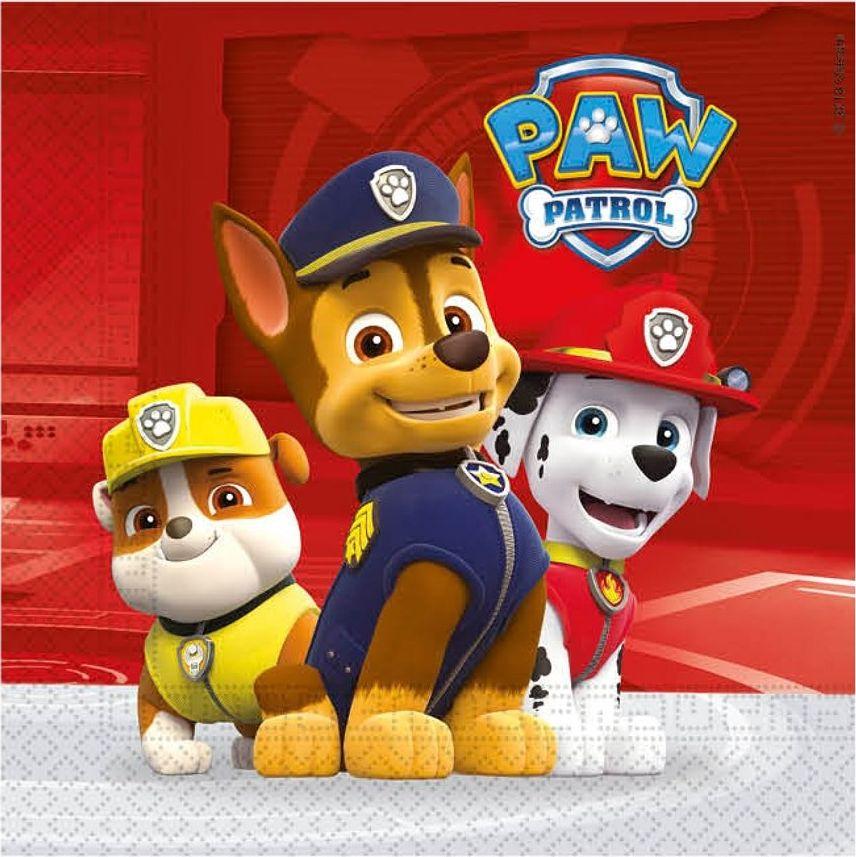 Procos Servetėlės Paw Patrol 33x33 cm 20 vnt, 89777