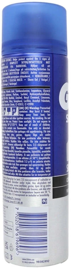 „Gillette Series“ skutimosi želė su aktyvuota anglimi, 200 ml