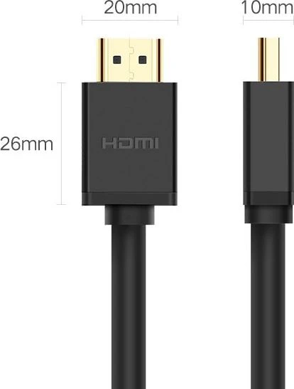 Proda HDMI laido jungties techniniai matmenys