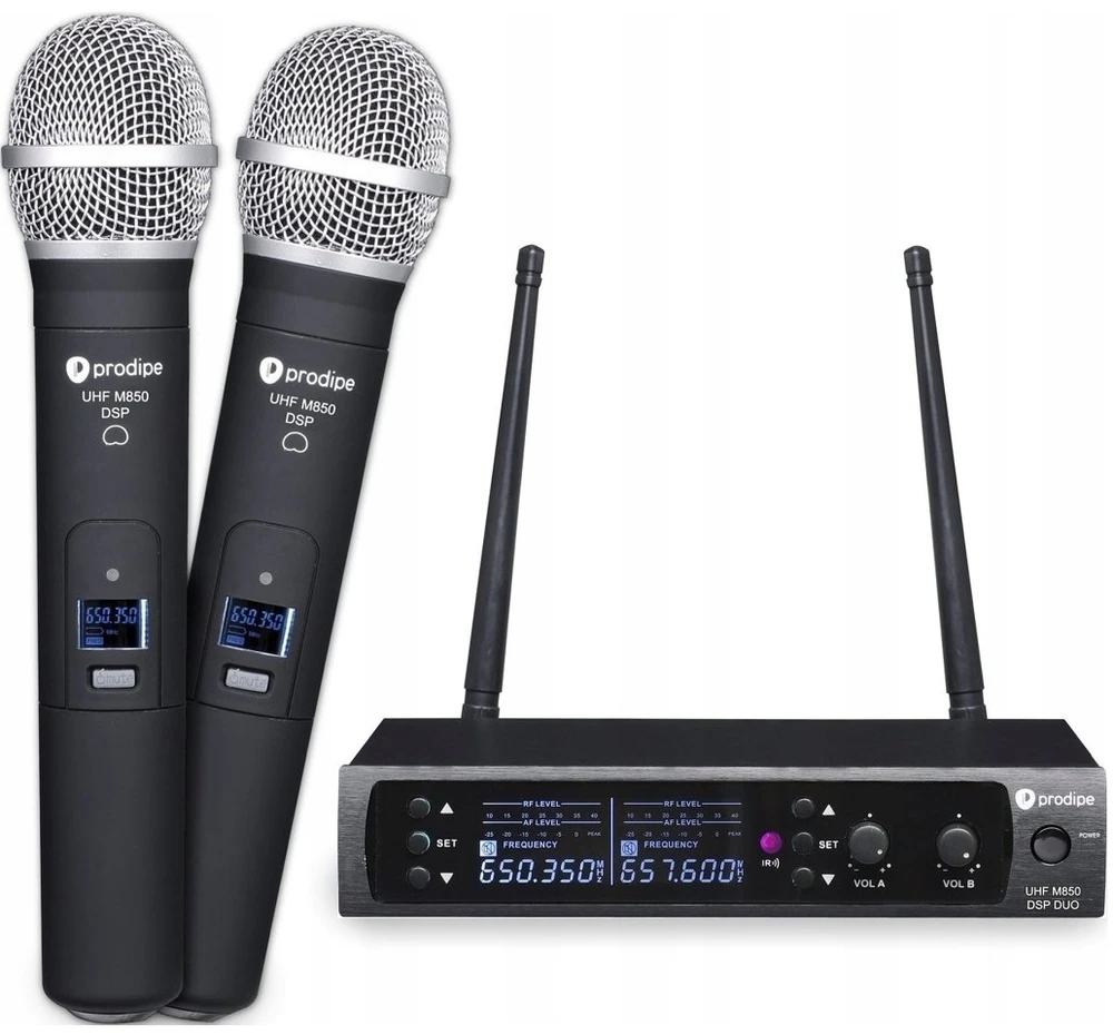 „Prodipe M850 DSP Duo UHF F5“ – UHF sistema su 2 nešiojamais mikrofonais