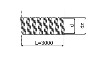 Prodmax RURA ALUFLEX FI 115MM 3MB