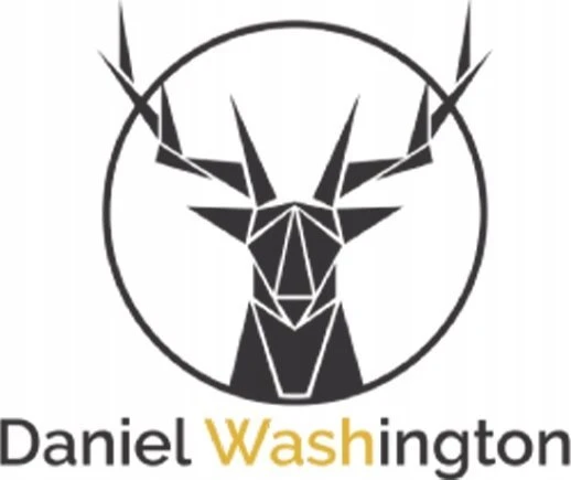 Daniel Washington prekės ženklo logotipas su elniu