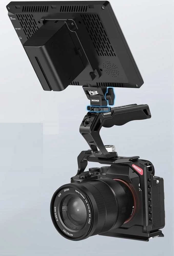 Neewer Profesionali galvutė 4,2kg 3D 360 monitoriui, 1/4'' srieginis montavimas, ISO padas NEEWER MA002
