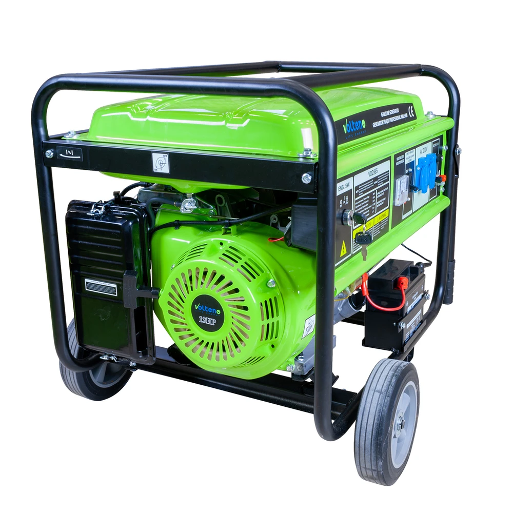 Profesionalus benzininis generatorius Volteno Professional Pro, 5 kW, 230 V, AVR, 25 l