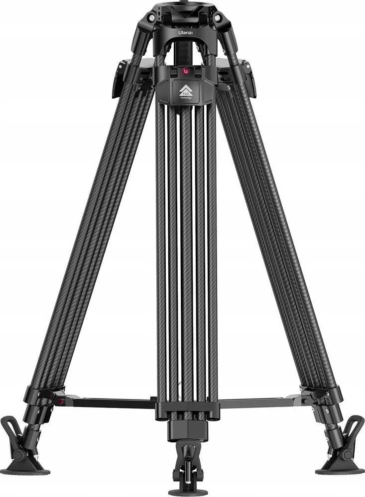 „Stovas - Ulanzi VideoFast“ tvirto trikojo komplektas (anglies pluošto, 25 kg, 64–149,5 cm)