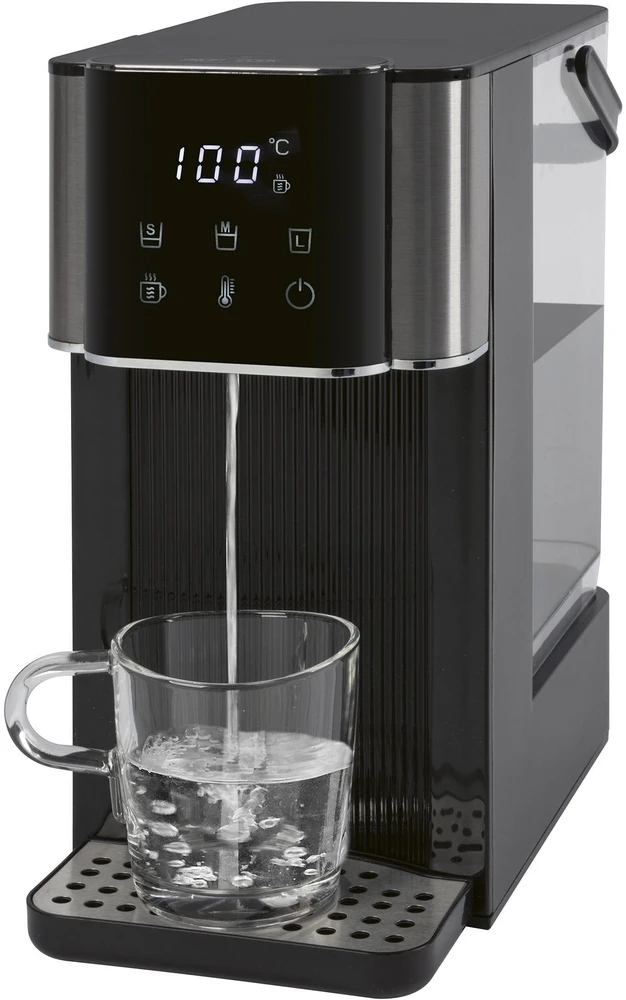 Profi Cook Hot Vanduo Dispenser, Vanduo Heater, 3 L, 7 Temperature Settings, 40–100°C, 2200 W, Juodas